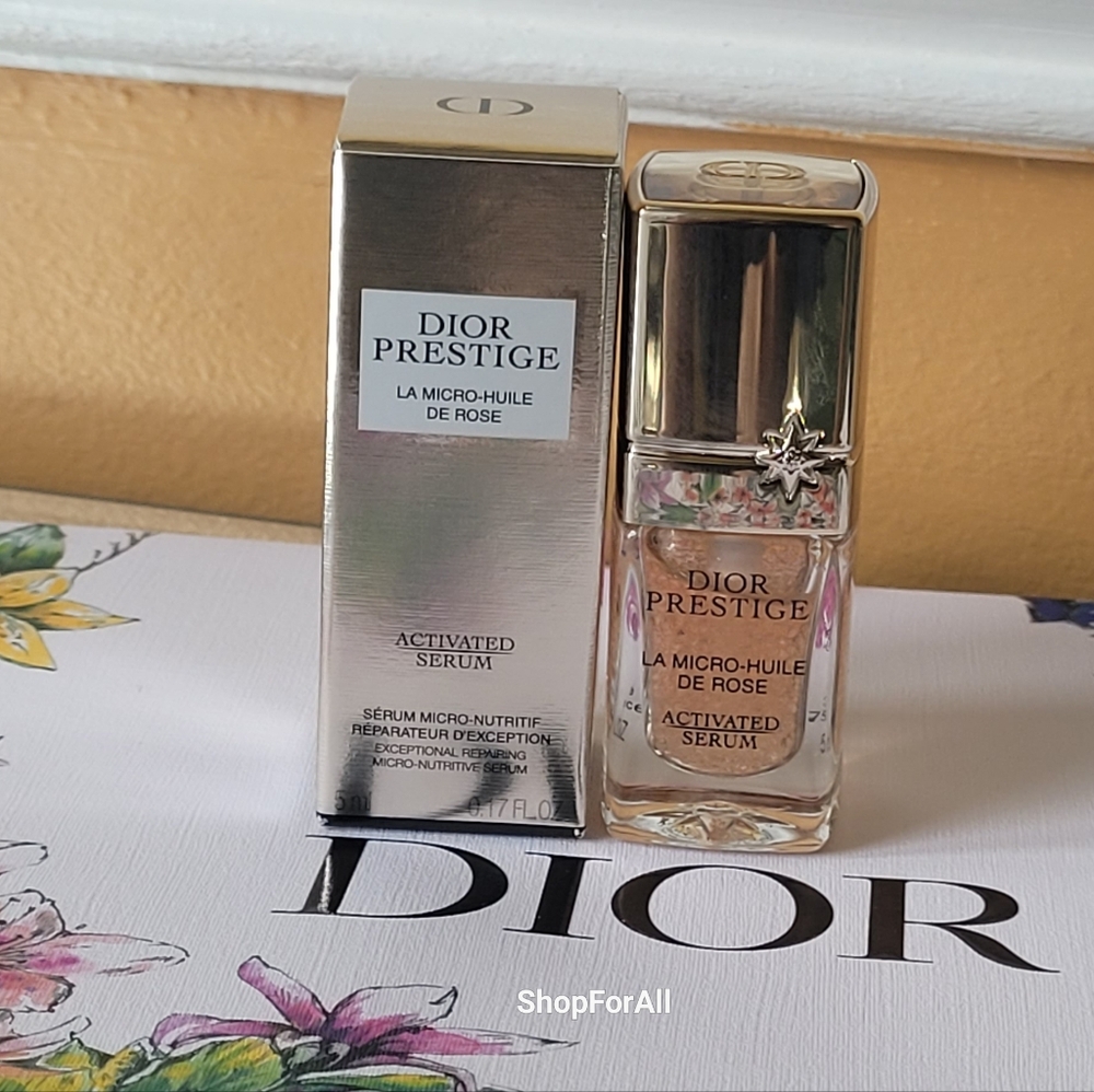 Dior Prestige Micro-Huile de Rose Activated Serum Authentic Miniature 5ml New